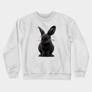 Black Bunny Crewneck Sweatshirt